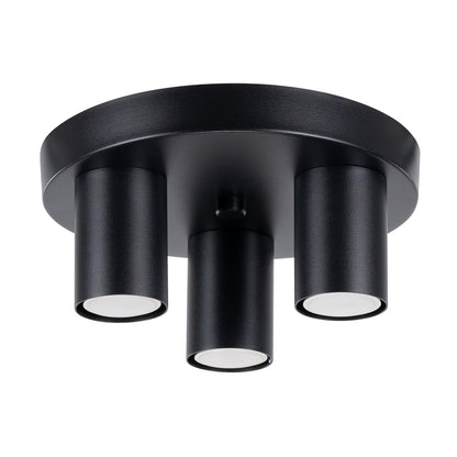 LAGOS 3P plafondlamp zwart