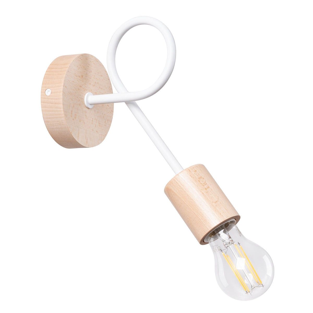 EMBER wandlamp wit