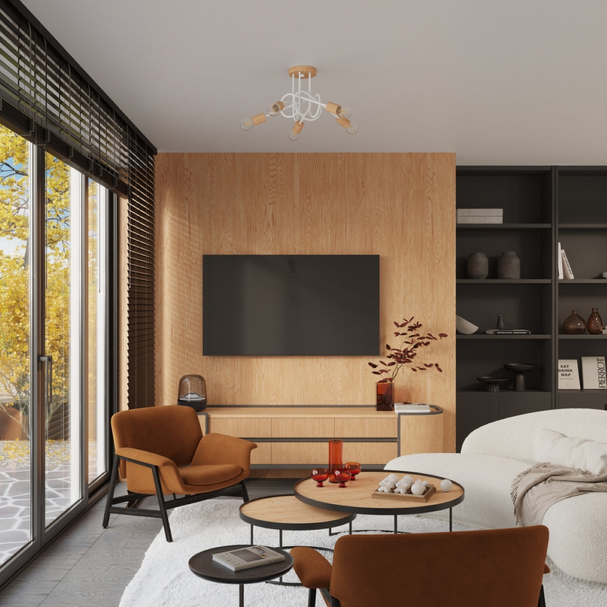 EMBER wandlamp wit