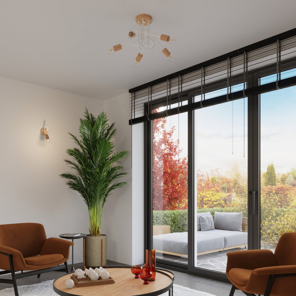 EMBER wandlamp wit