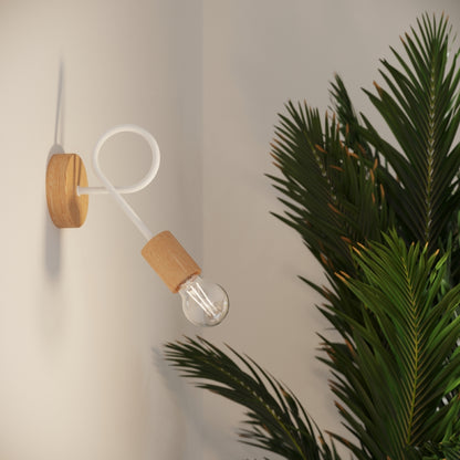 EMBER wandlamp wit