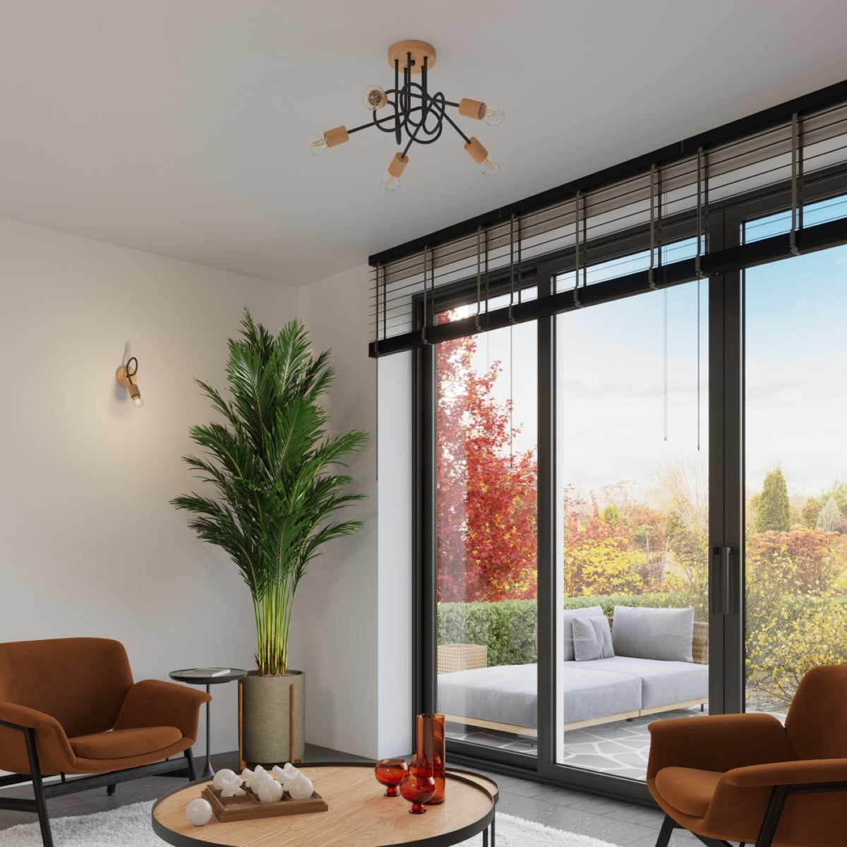 EMBER wandlamp zwart