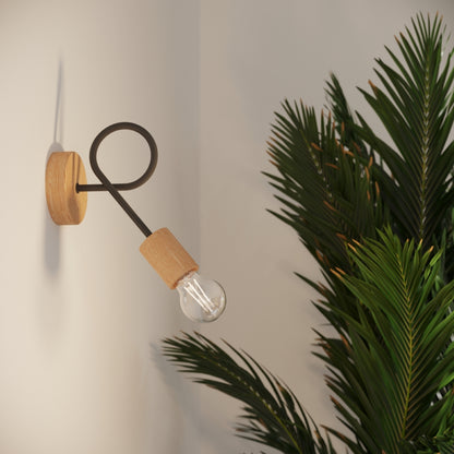 EMBER wandlamp zwart