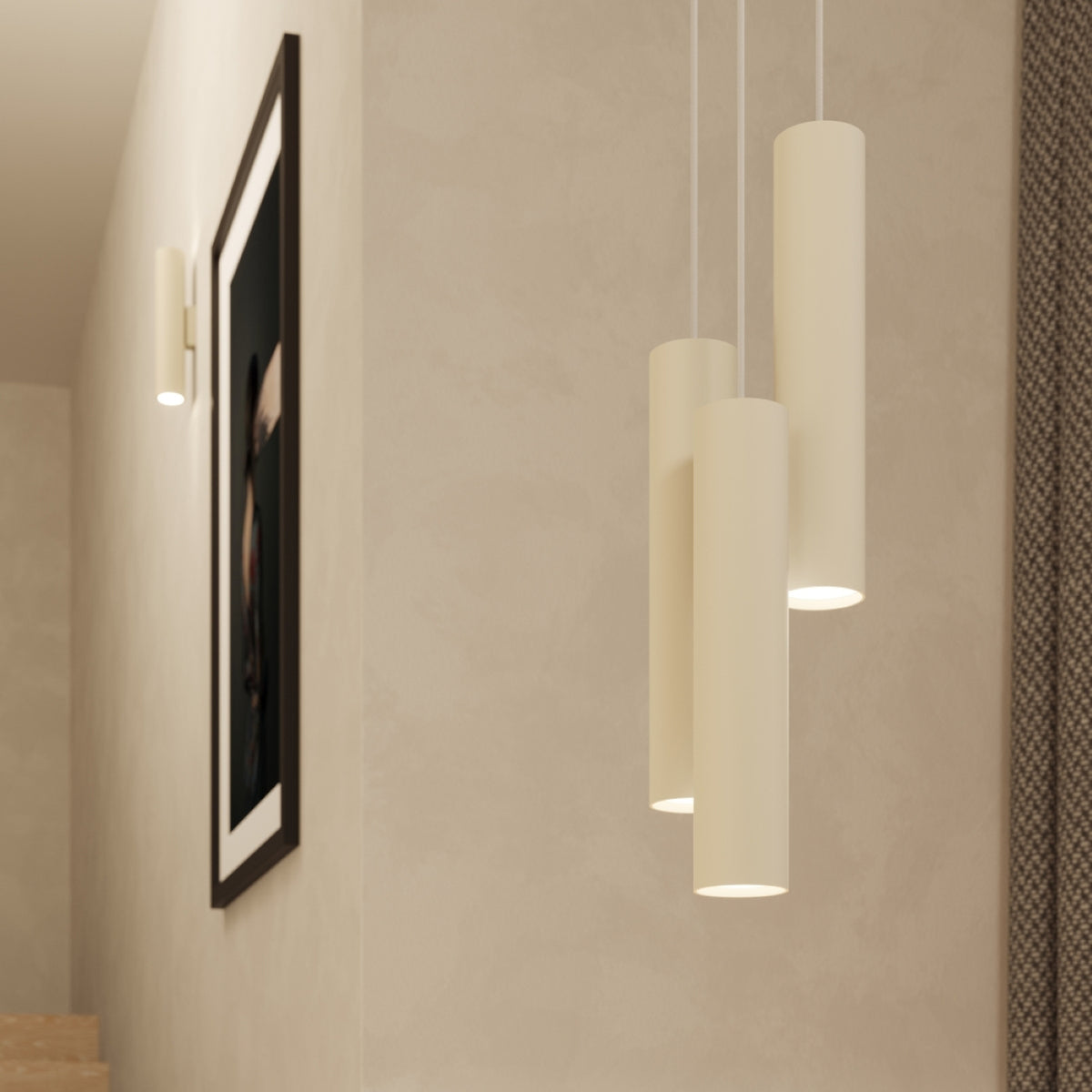 LAGOS 2 wandlamp beige