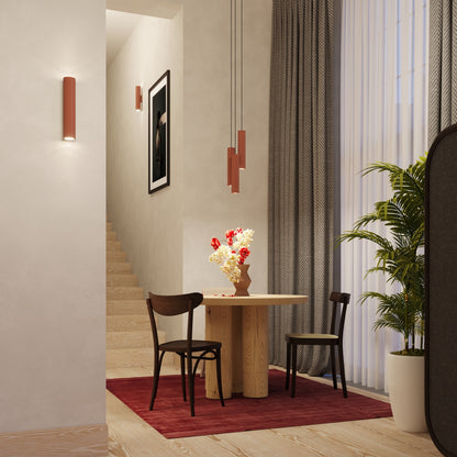 LAGOS 2 wandlamp rood oker