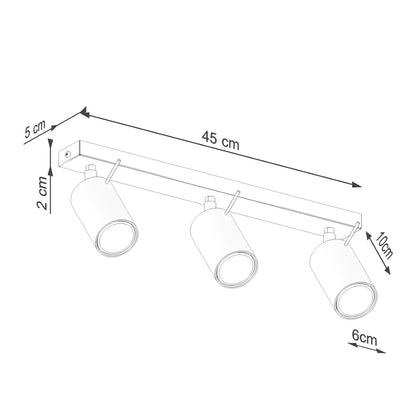 RING 3L plafondlamp