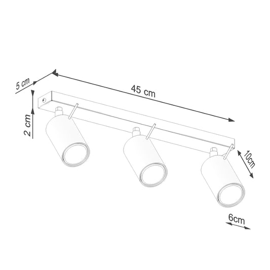 RING 3L plafondlamp