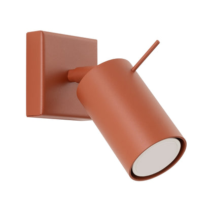 RING wandlamp in okerrood