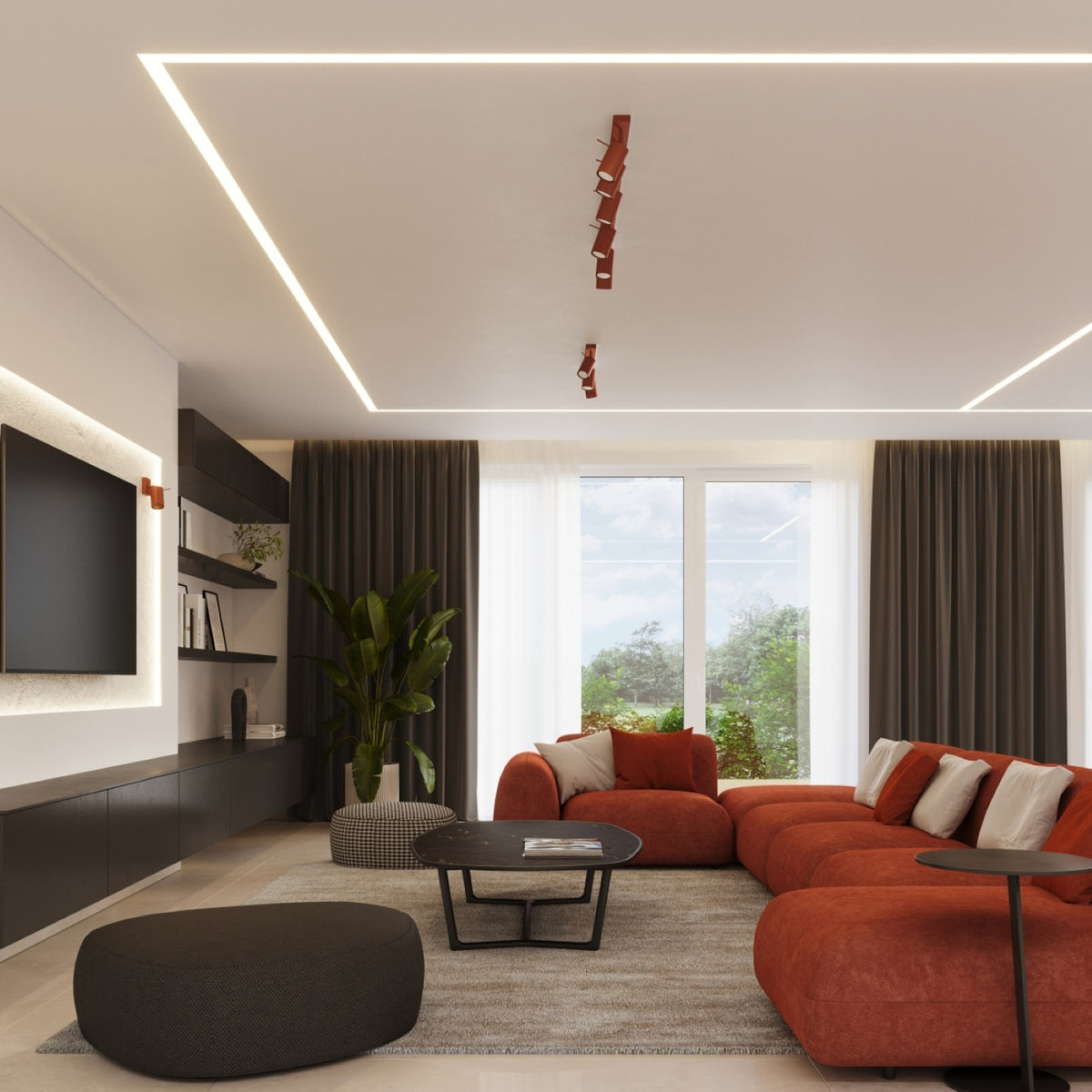 RING 4L plafondlamp