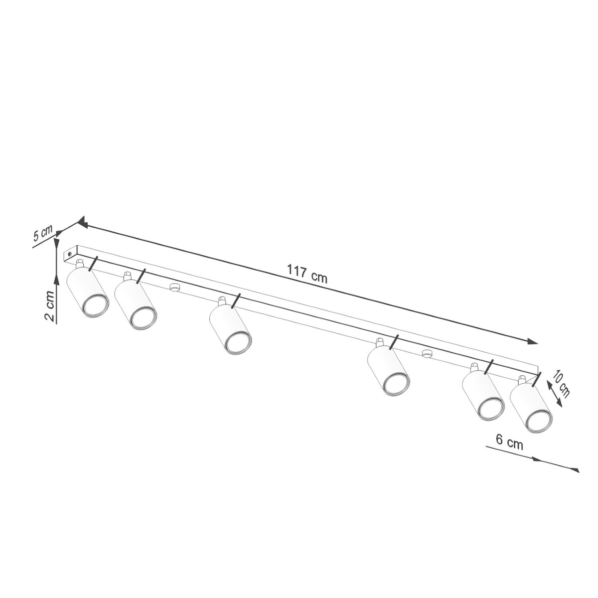 RING 6L plafondlamp