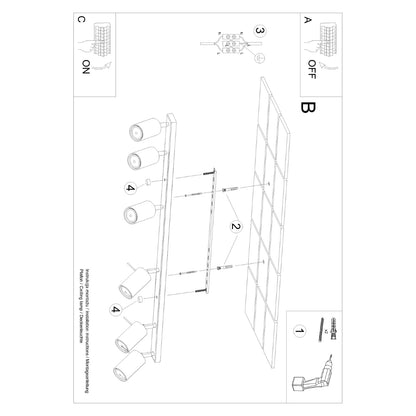 RING 6L plafondlamp
