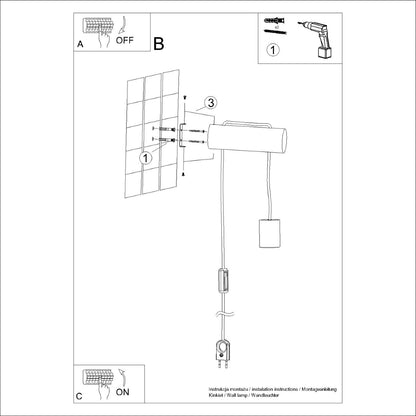 NIMBI E27 wandlamp