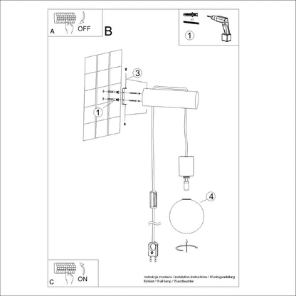 NIBMI G9 wandlamp