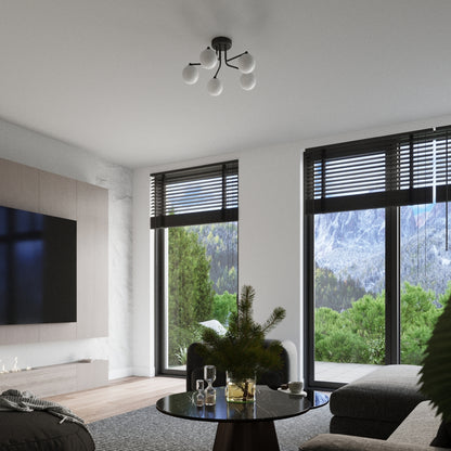 ASTRAL 1 wandlamp zwart