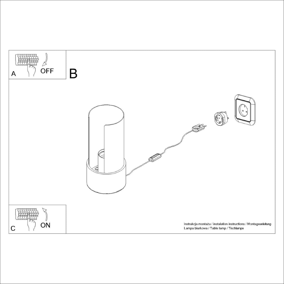 FLASH bureaulamp wit