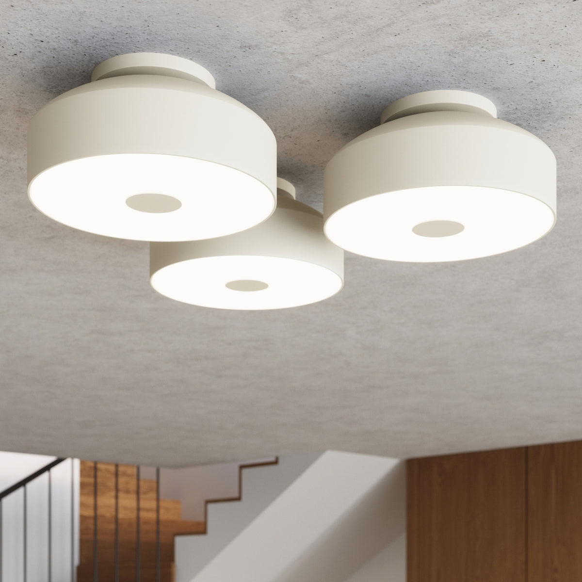 OMIQ plafondlamp beige