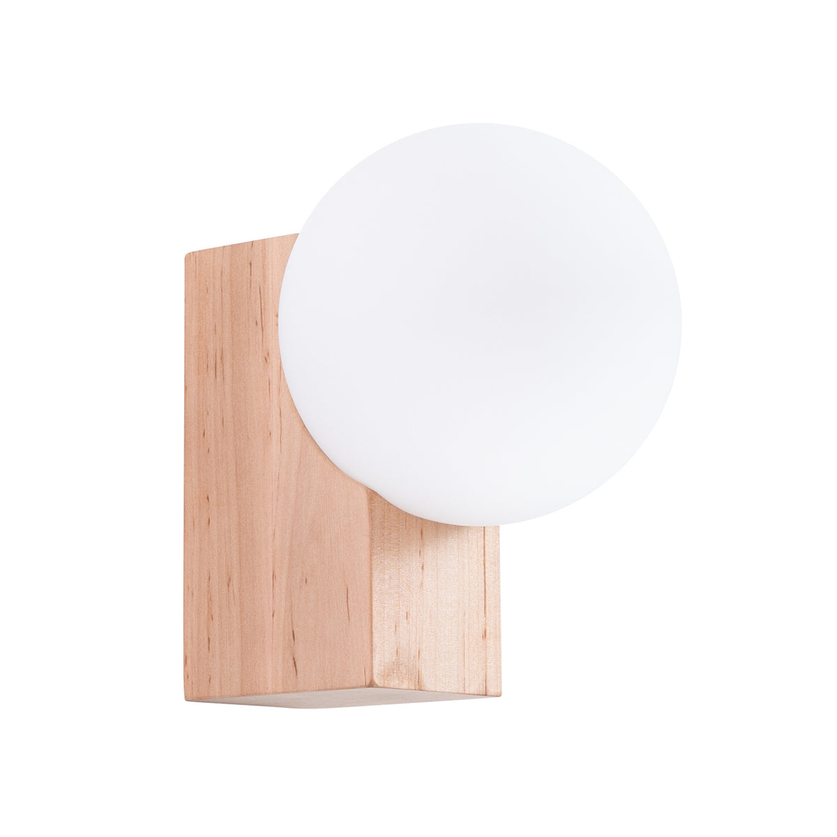 BULBO wandlamp natuurlijk hout