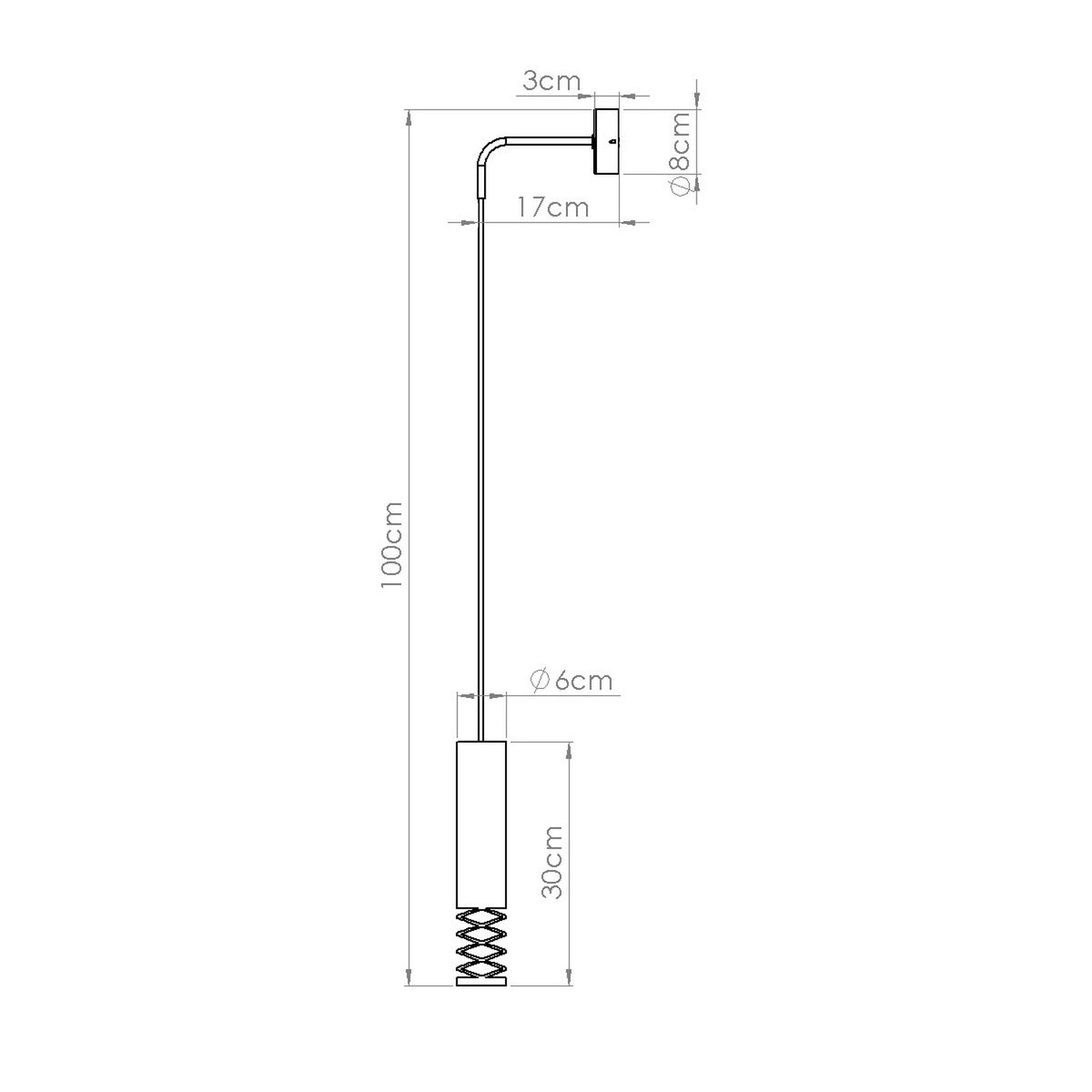 LAMI wandlamp in wit