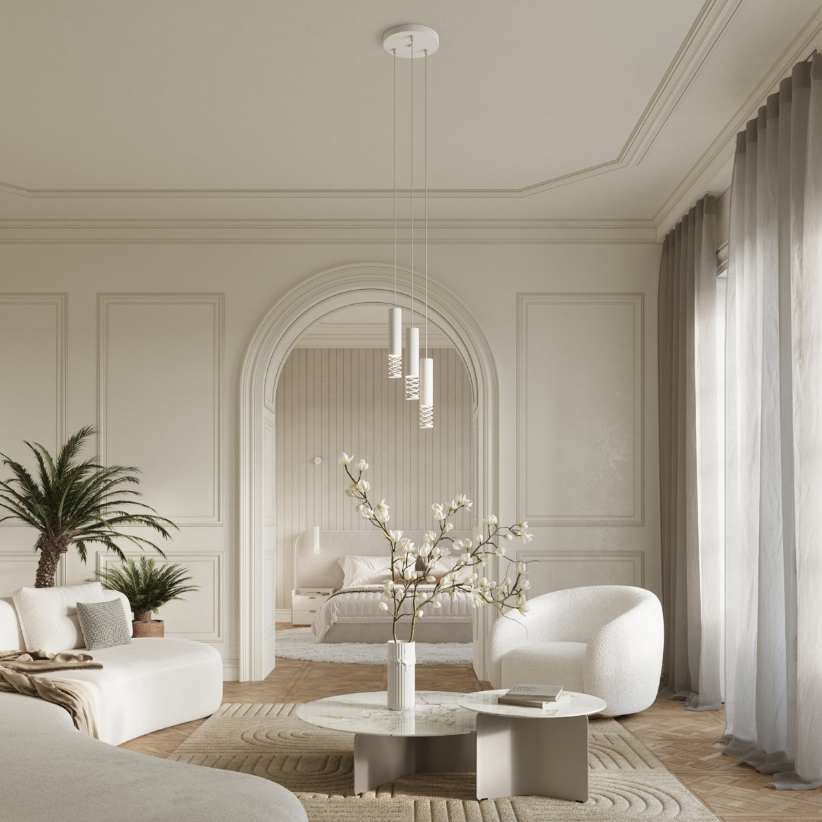 LAMI wandlamp in wit