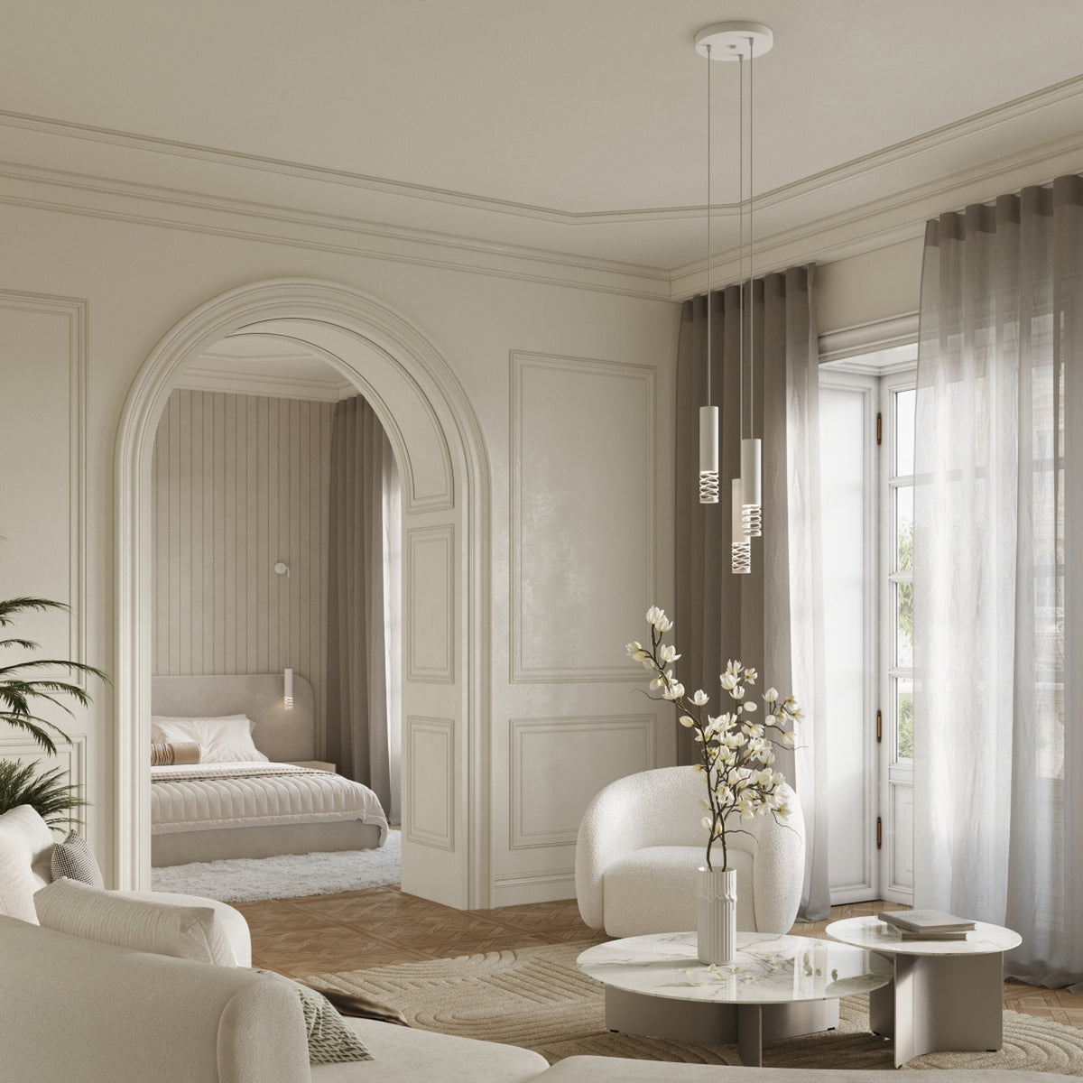 LAMI wandlamp in wit
