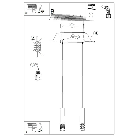 LIRO 2 hanglamp
