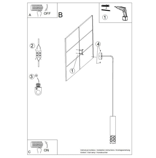 LIRO wandlamp in wit