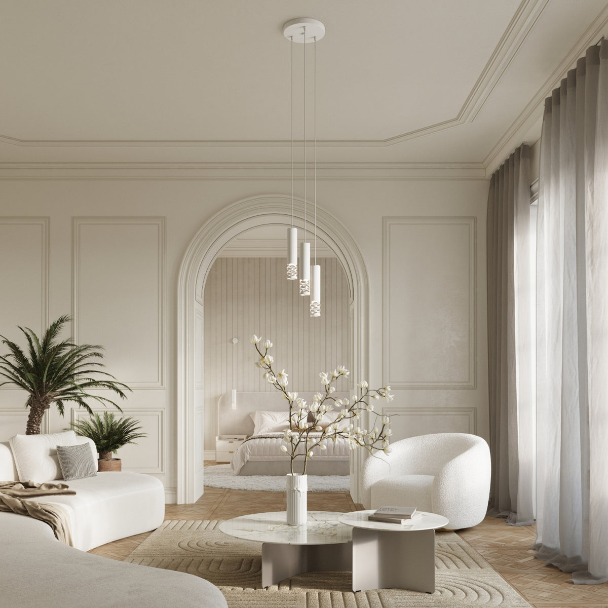 LIRO wandlamp in wit