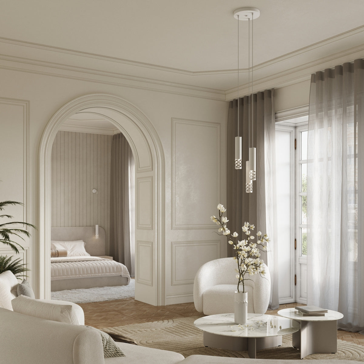 LIRO wandlamp in wit