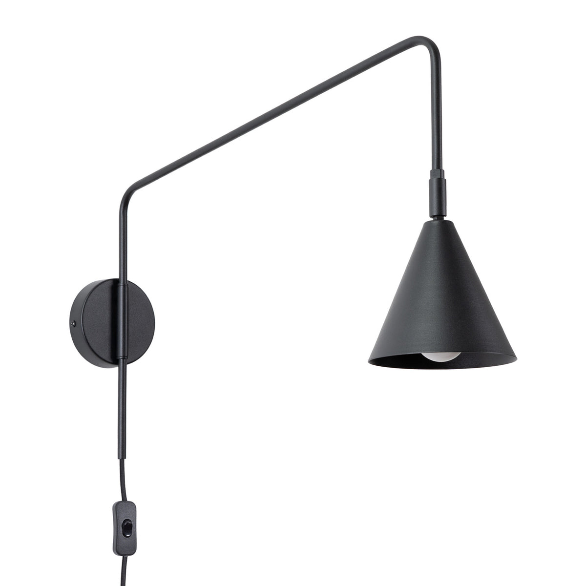 NOX wandlamp in zwart