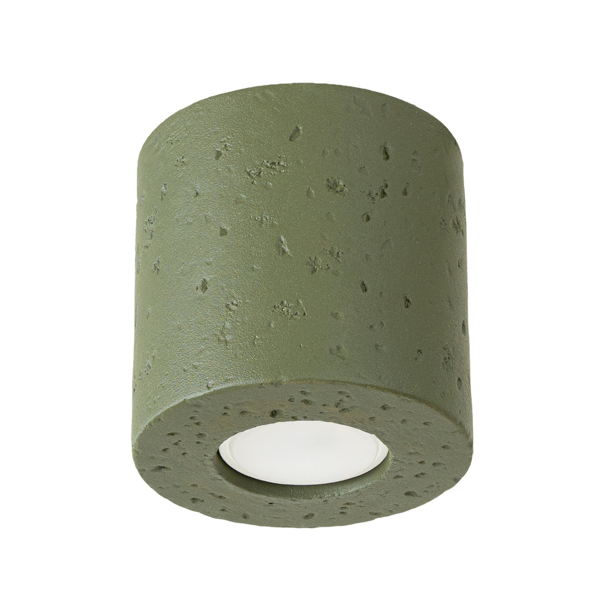 ORBIS plafondlamp beton olijfgroen
