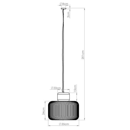 GABBIA 55 hanglamp
