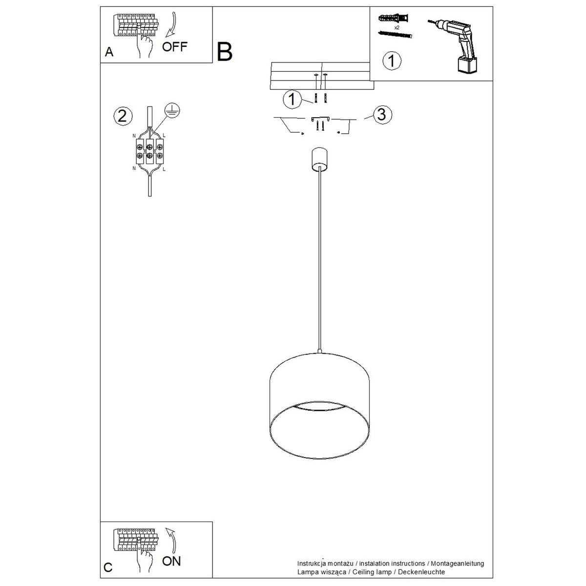 NEVIA hanglamp