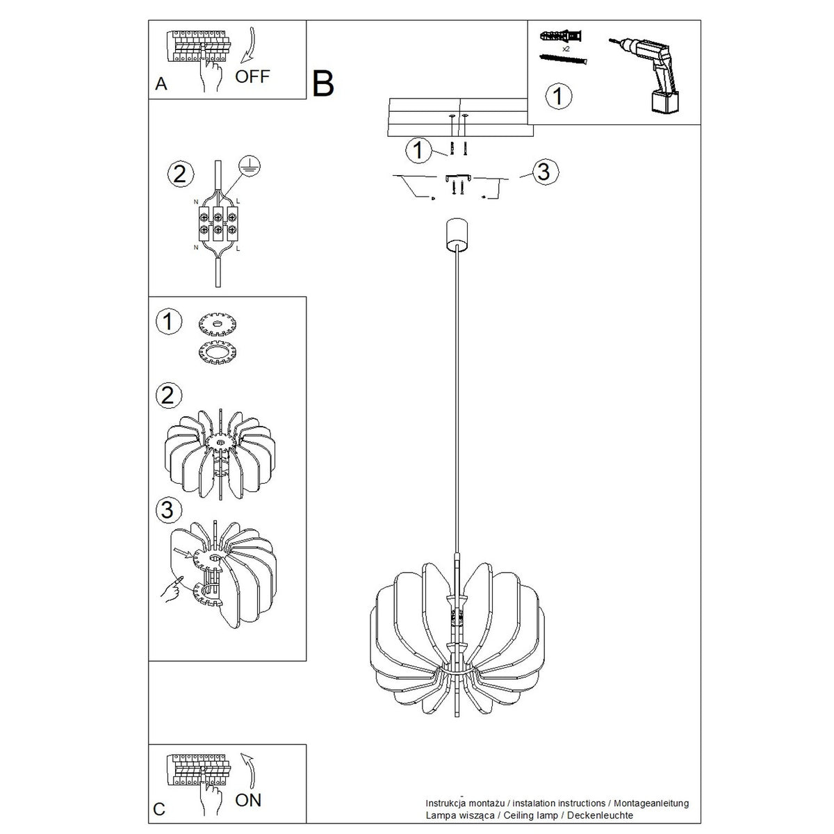 MULA 45 hanglamp