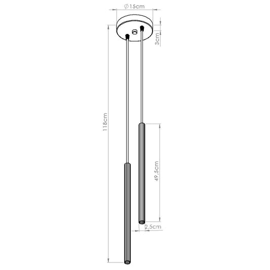 ARCHE 2P hanglamp