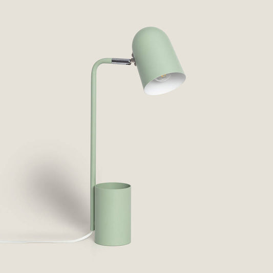 AMBARO bureaulamp in celadon groen, afbeelding 1