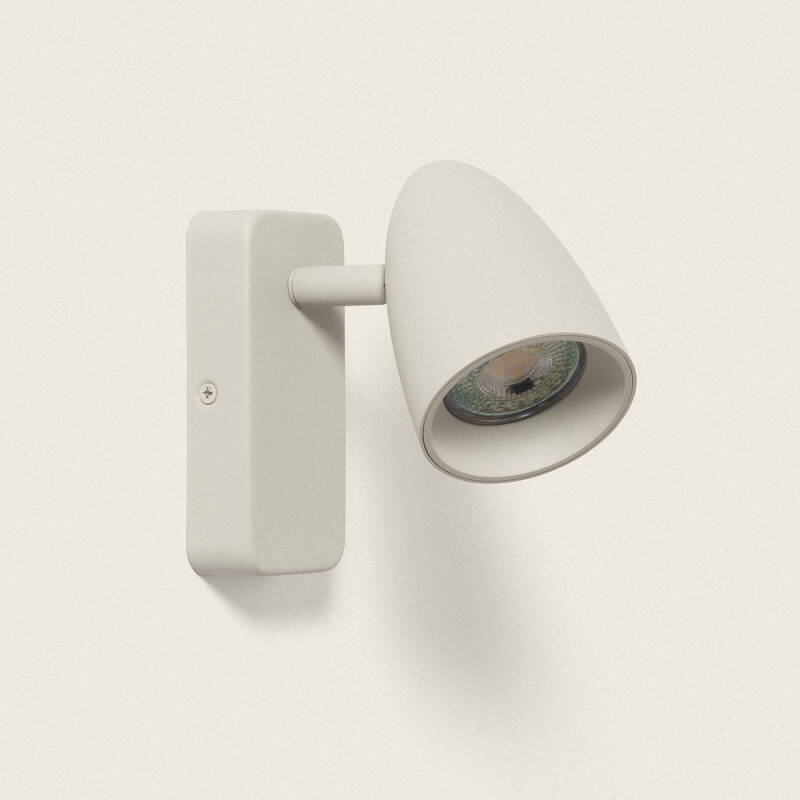 Wandlamp Bentaro aluminium spot in steengrijs