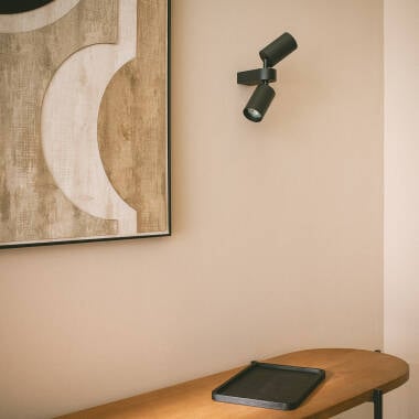 Wandlamp Cantaro detail van de twee GU10 fittingen