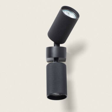 Wandlamp Cetrano zwart zijaanzicht