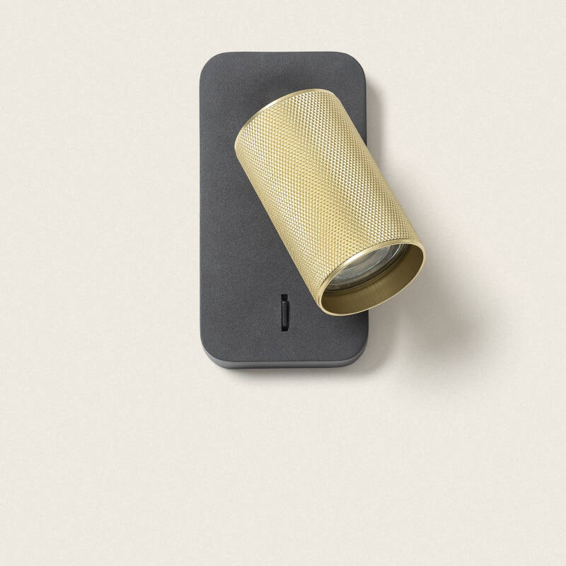 Wandlamp Astravo goud zijaanzicht