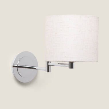 Wandplaat en verstelbare arm van wandlamp Tervaro