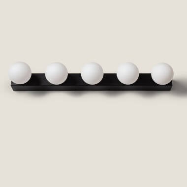Wandlamp Daltivo detail van de zwarte rail