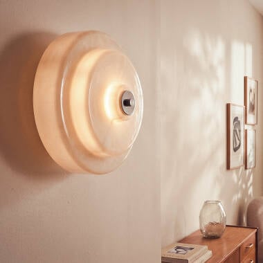 Wandlamp Quorano van opzij gezien