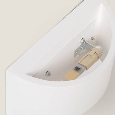 Wandlamp Sevrano brandend aan de wand