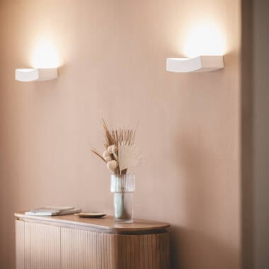 R7s fitting van wandlamp Tundaro in detail