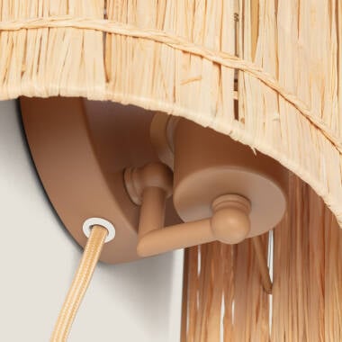 Wandlamp Nuvaro natuurlijke vezels (afbeelding 3)