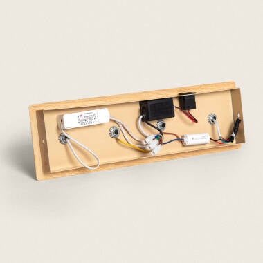 Wandlamp Isbaro zijaanzicht van de zwarte metalen arm