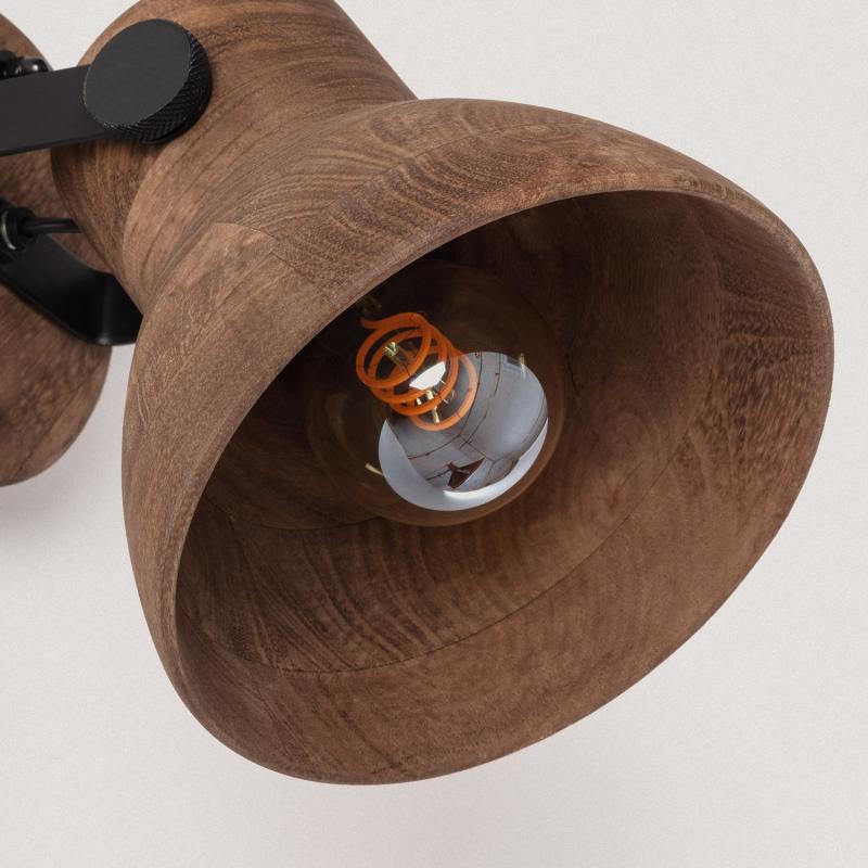 Wandlamp Restivo met gedraaide kap