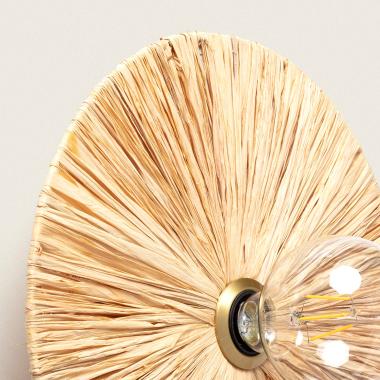 Wandlamp Mostivo raffia naturel (afbeelding 5)