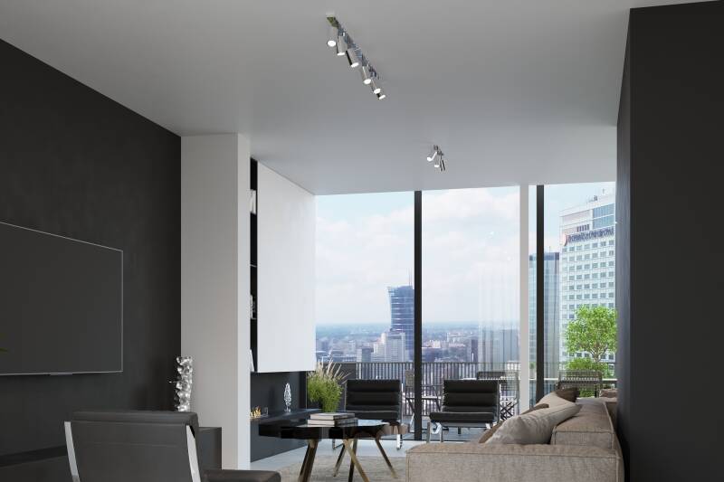 Wandlamp Ortavo chroom staal (afbeelding 4)