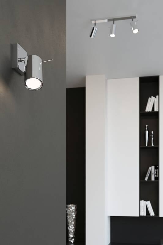 Wandlamp Ortavo chroom staal (afbeelding 3)
